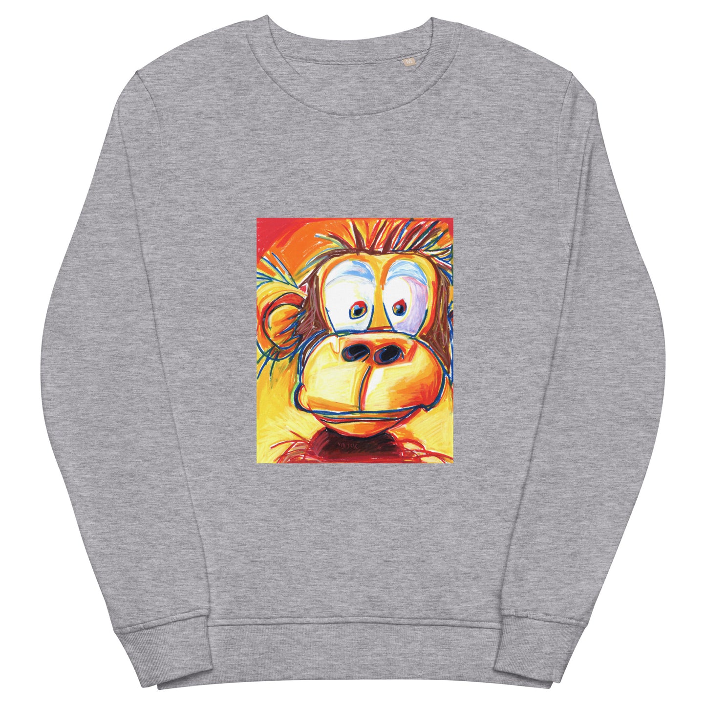 Monkey - Unisex organic sweatshirt