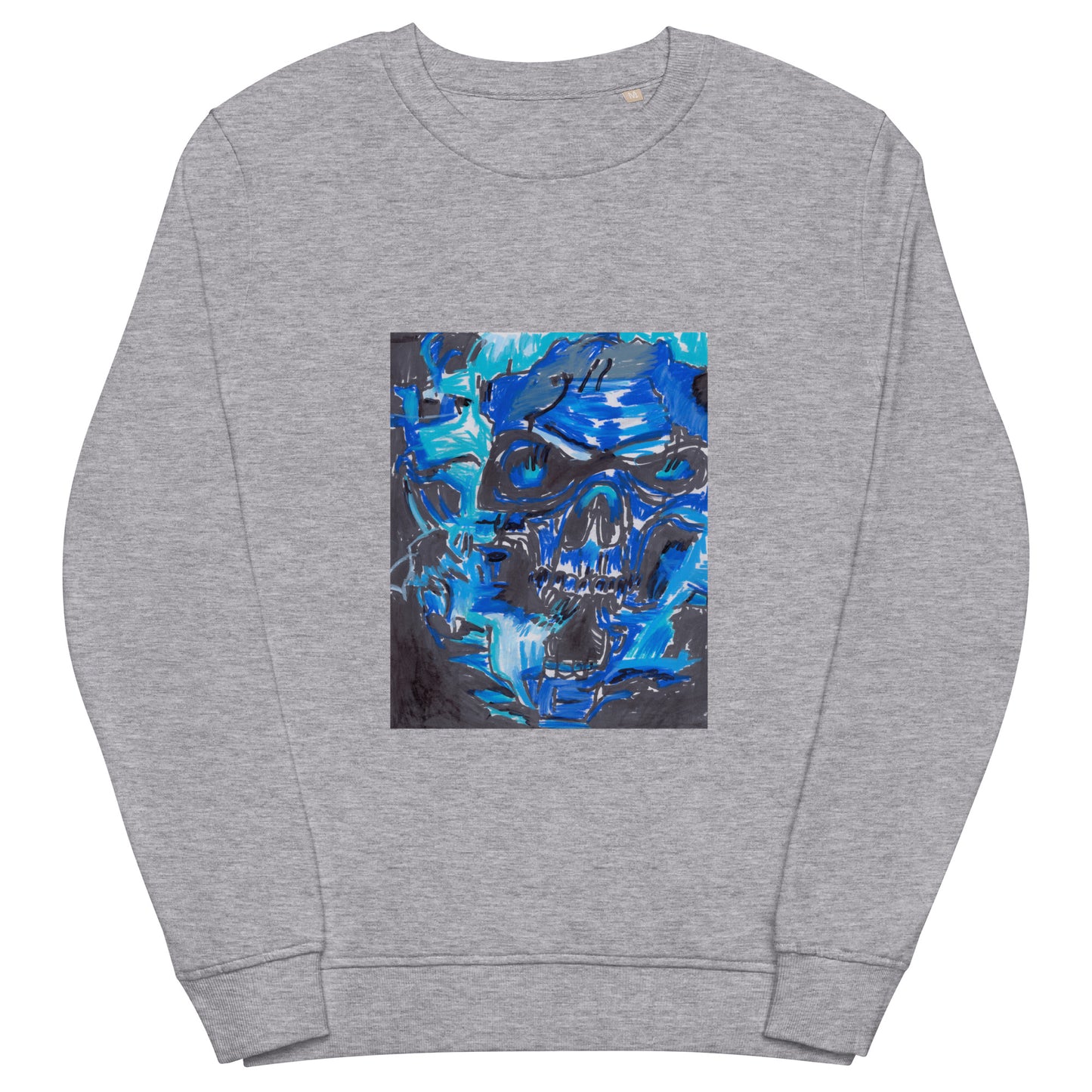 Skull - Unisex organic sweatshirt