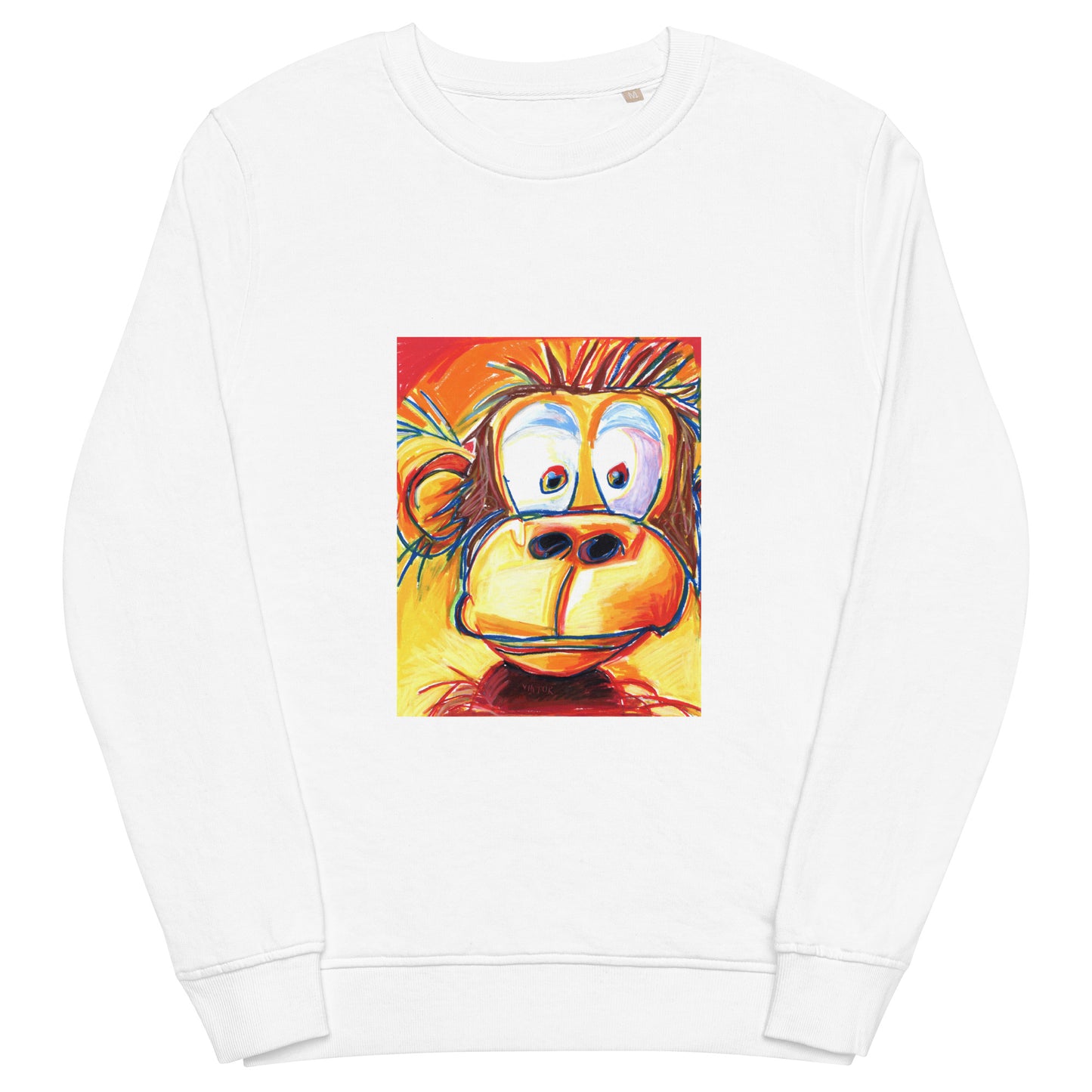 Monkey - Unisex organic sweatshirt