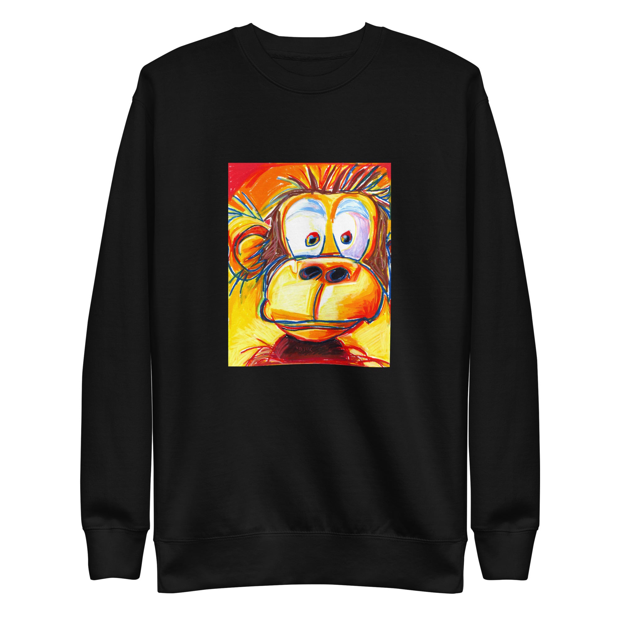 Silly Monkey - Unisex Premium Sweatshirt (adult)