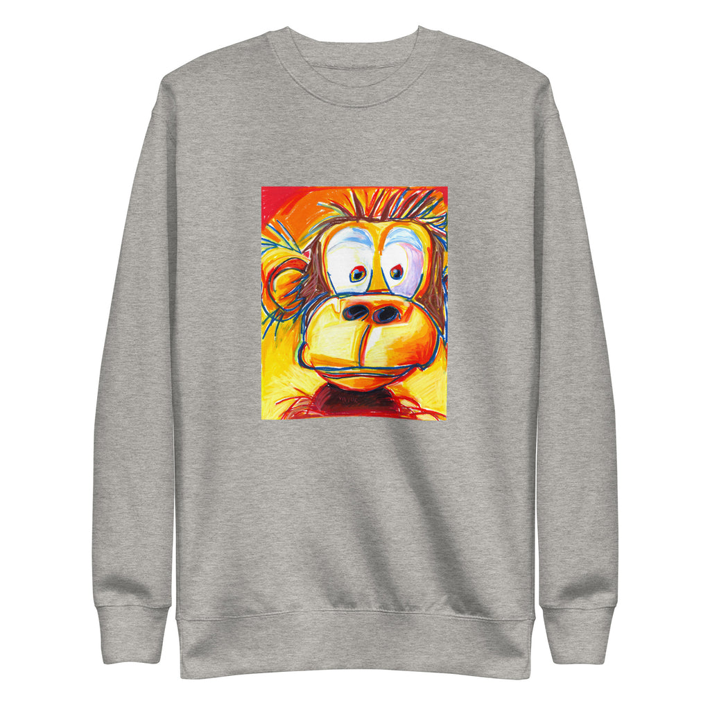 Silly Monkey - Unisex Premium Sweatshirt (adult)