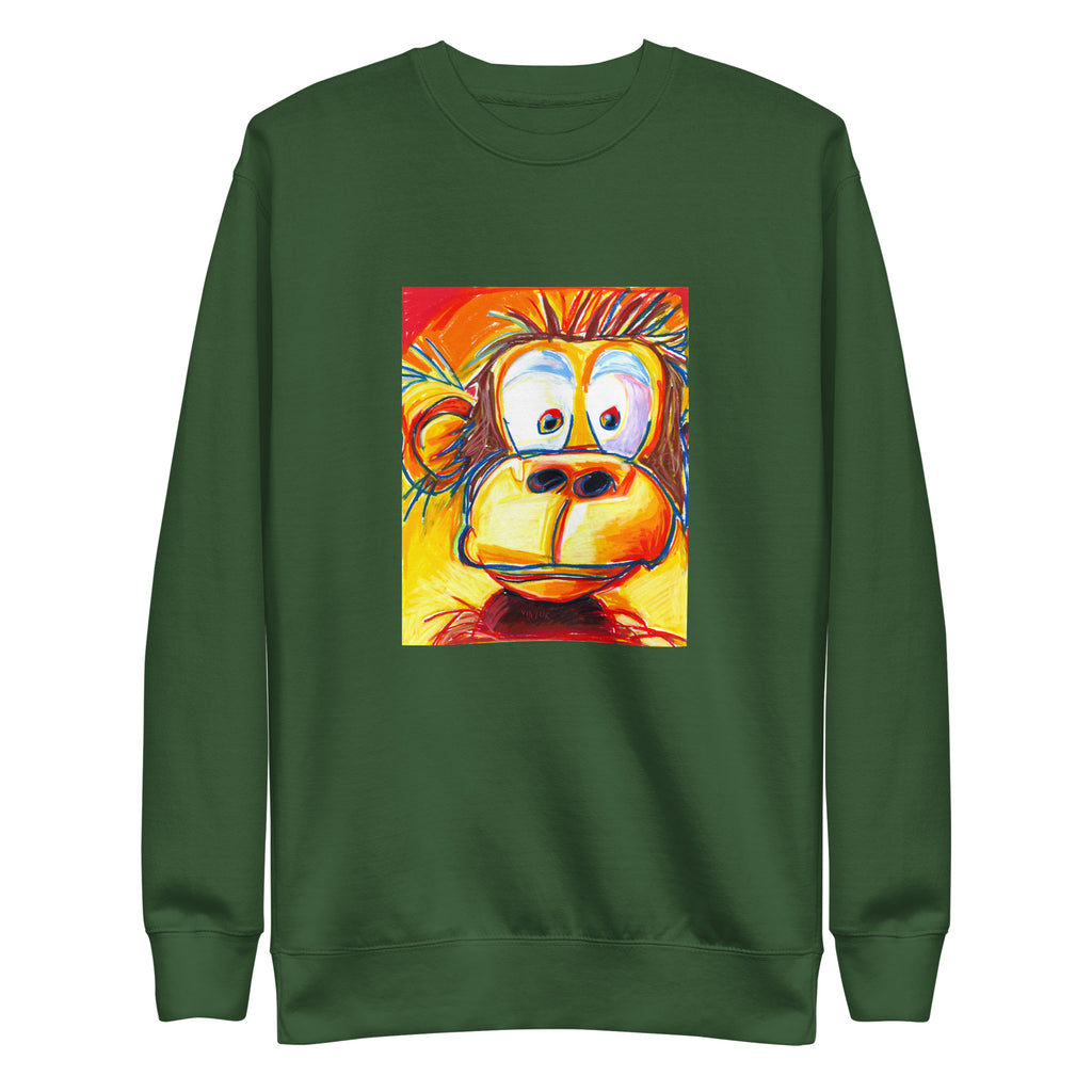 Silly Monkey - Unisex Premium Sweatshirt (adult)