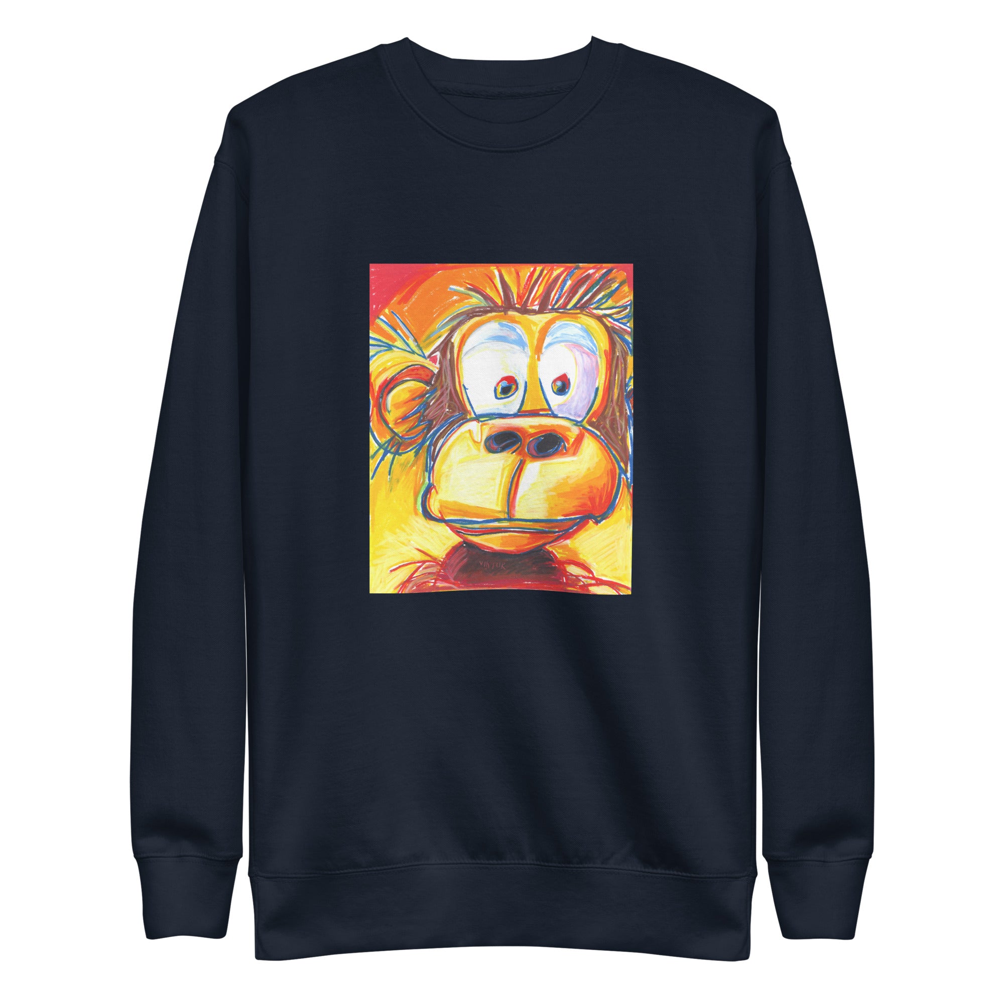 Silly Monkey - Unisex Premium Sweatshirt (adult)