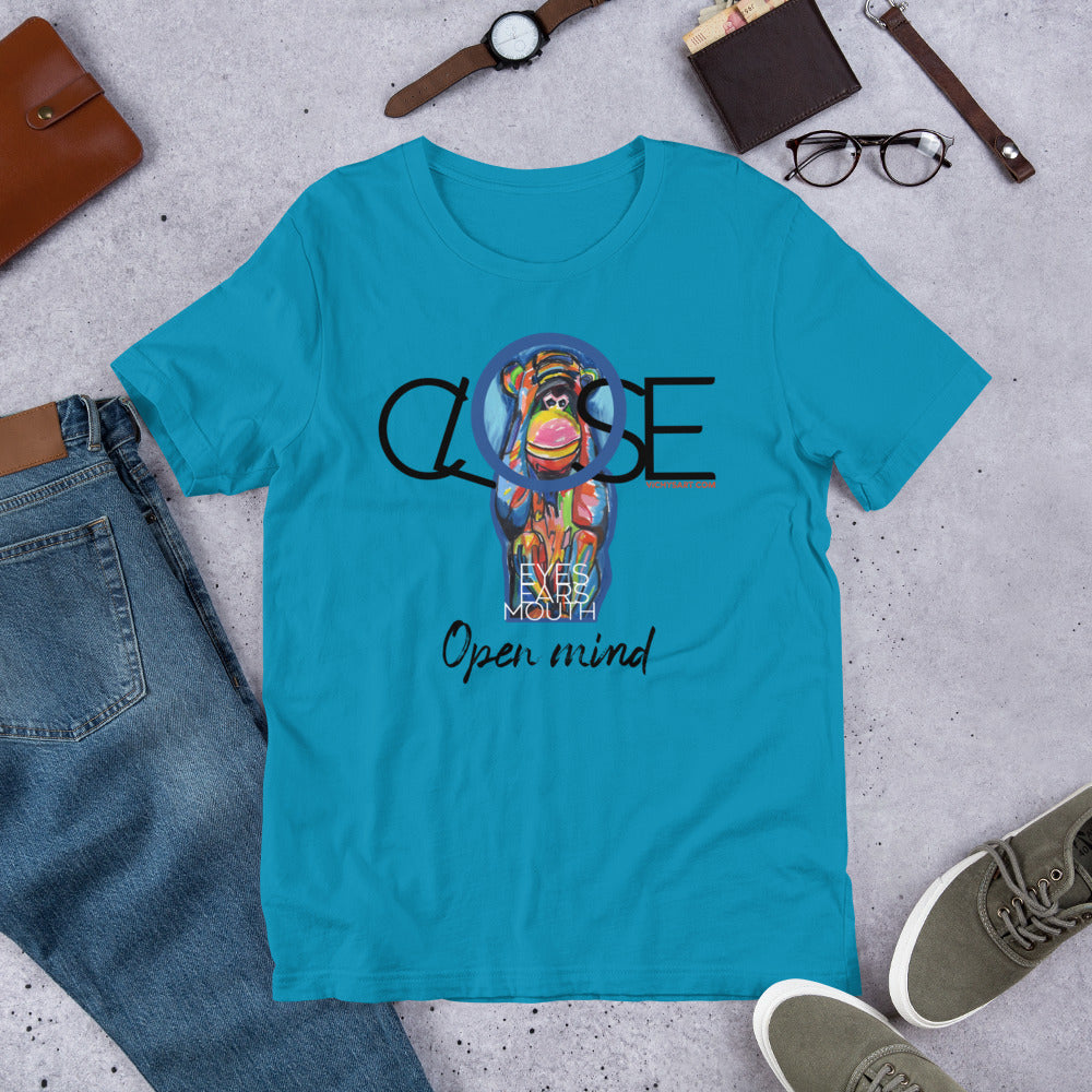 Unisex t-shirt (Close eyes)