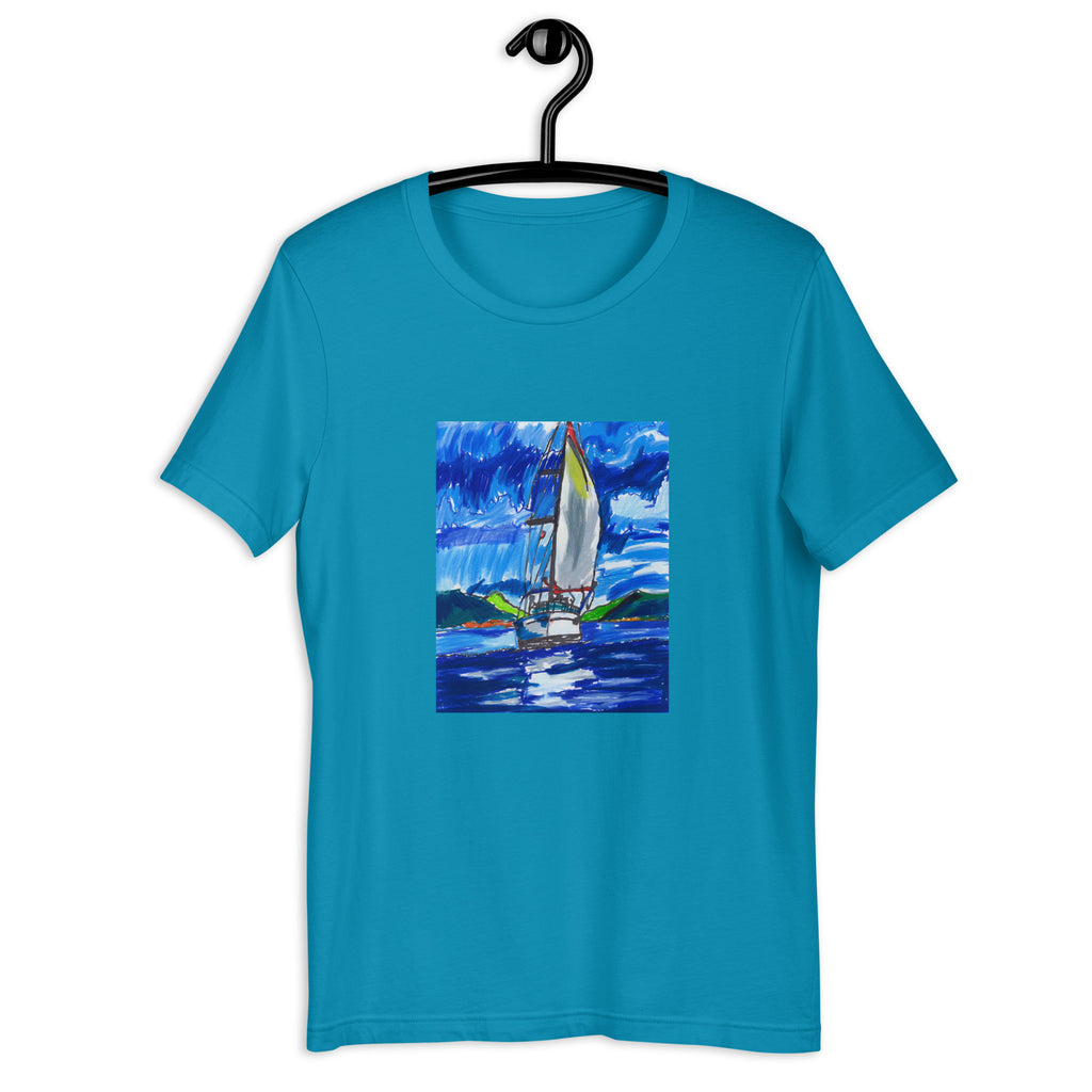 Sailboat - Unisex t-shirt (adult)