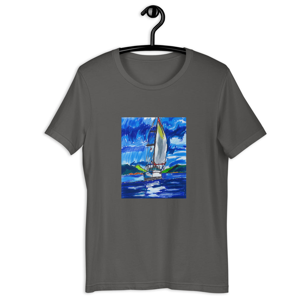 Sailboat - Unisex t-shirt (adult)