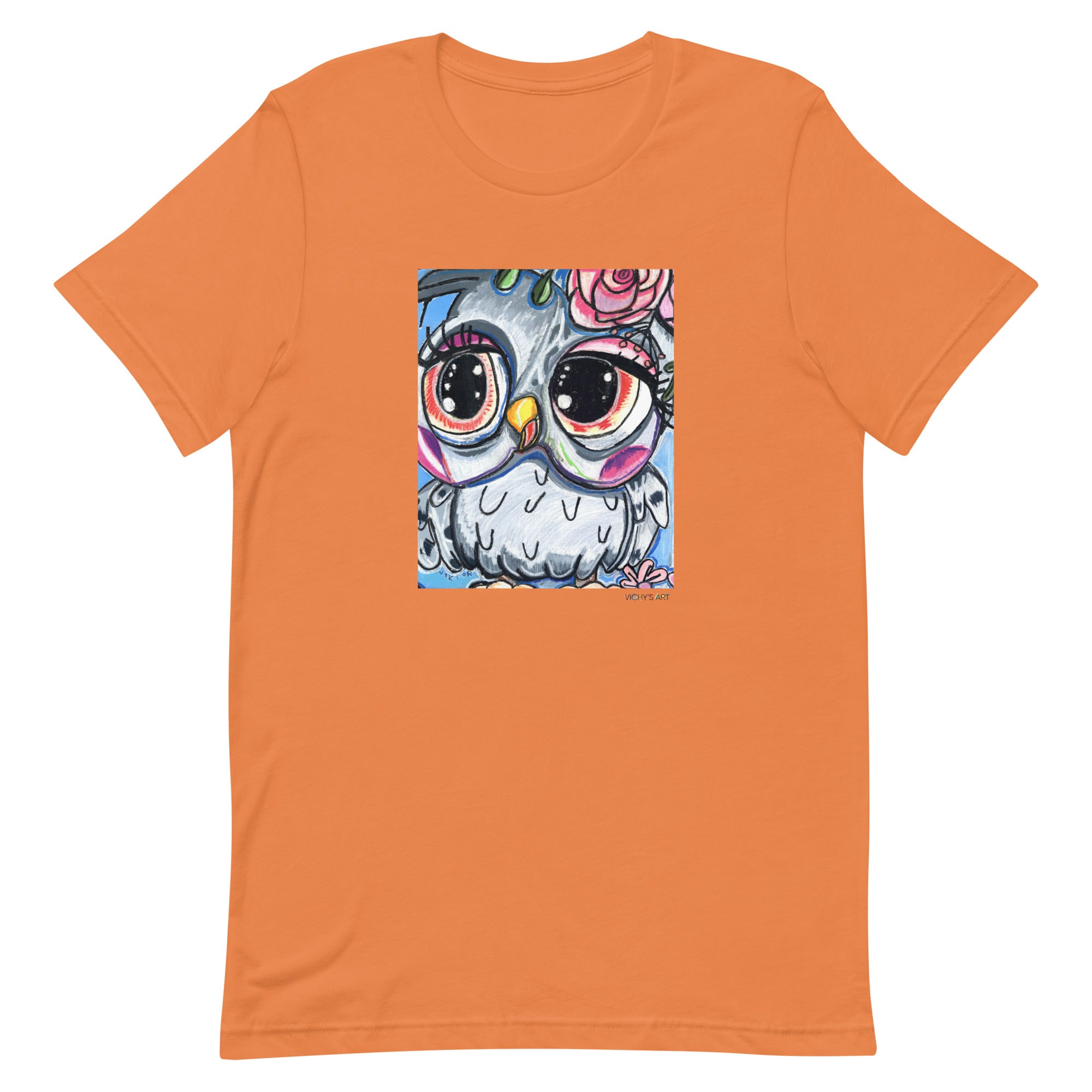 Lady Owl - Unisex t-shirt (adult XS-5XL) – Vichy's Art