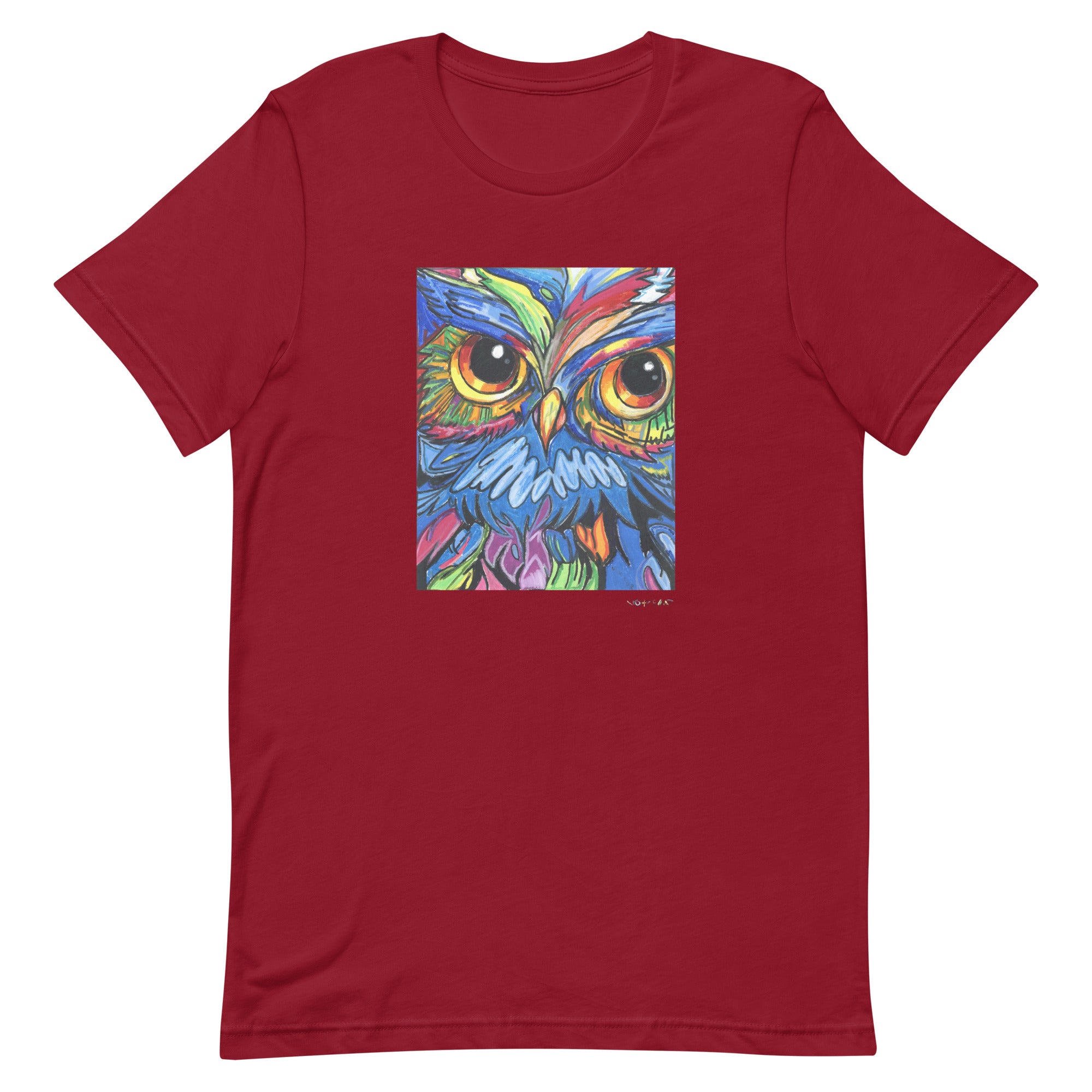 Vibrant Owl - Unisex t-shirt (adult XS-5XL) – Vichy's Art