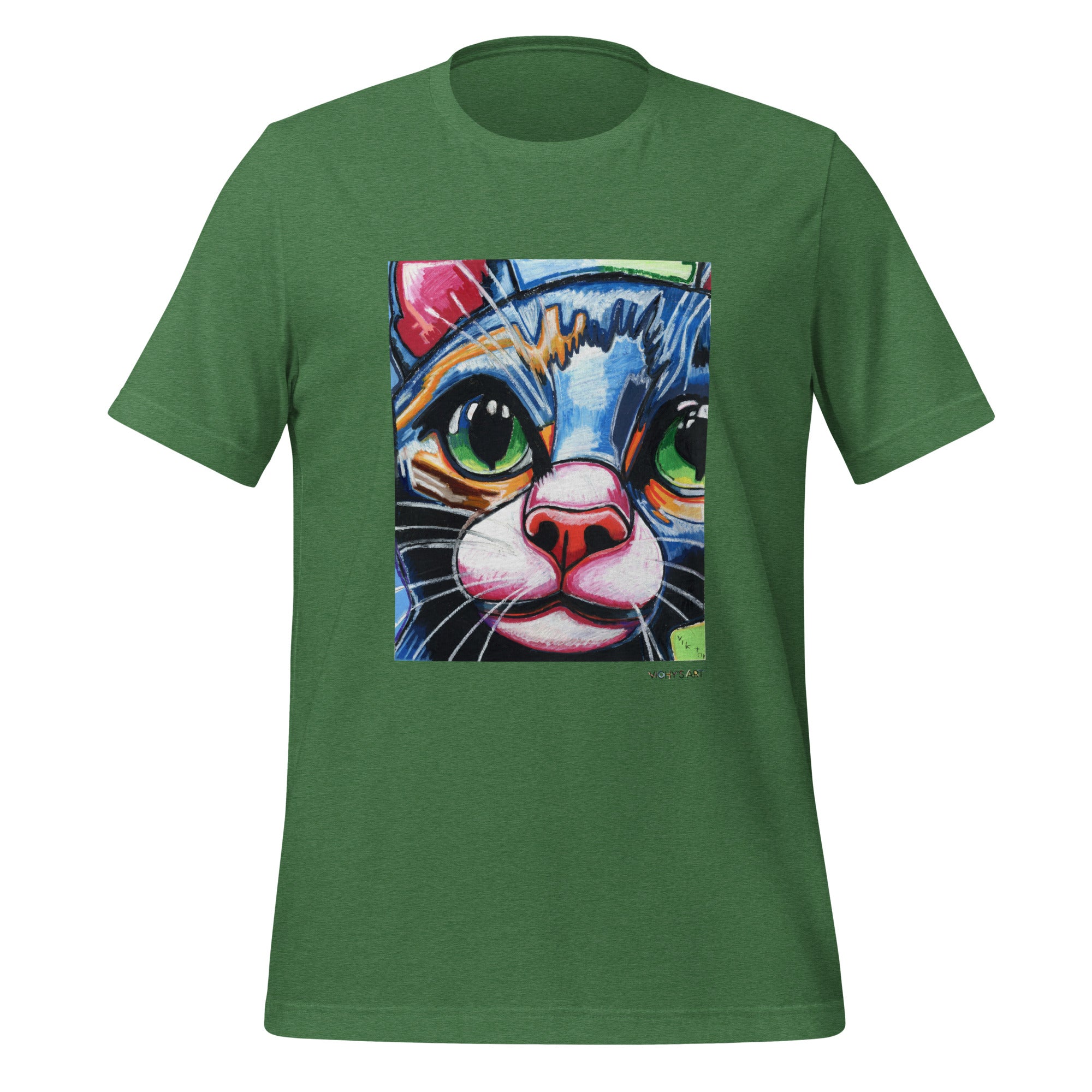 Cobalt Cat - Unisex t-shirt (adult XS-5XL) – Vichy's Art