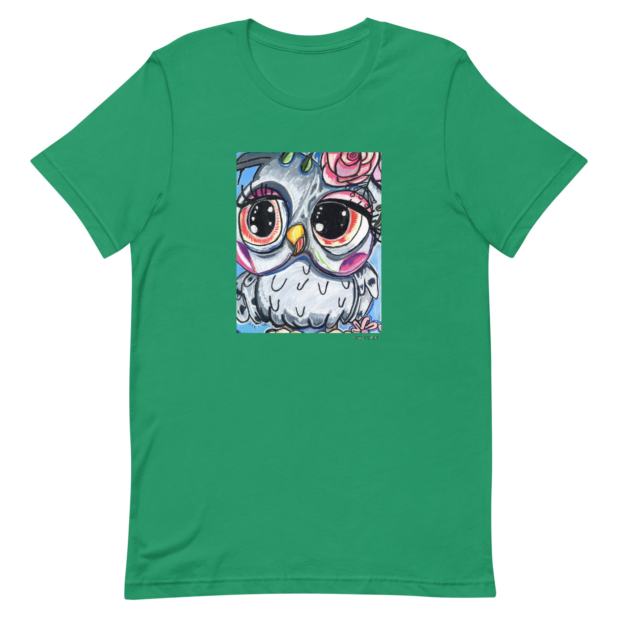 Lady Owl - Unisex t-shirt (adult XS-5XL) – Vichy's Art
