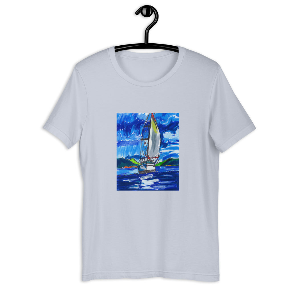 Sailboat - Unisex t-shirt (adult)