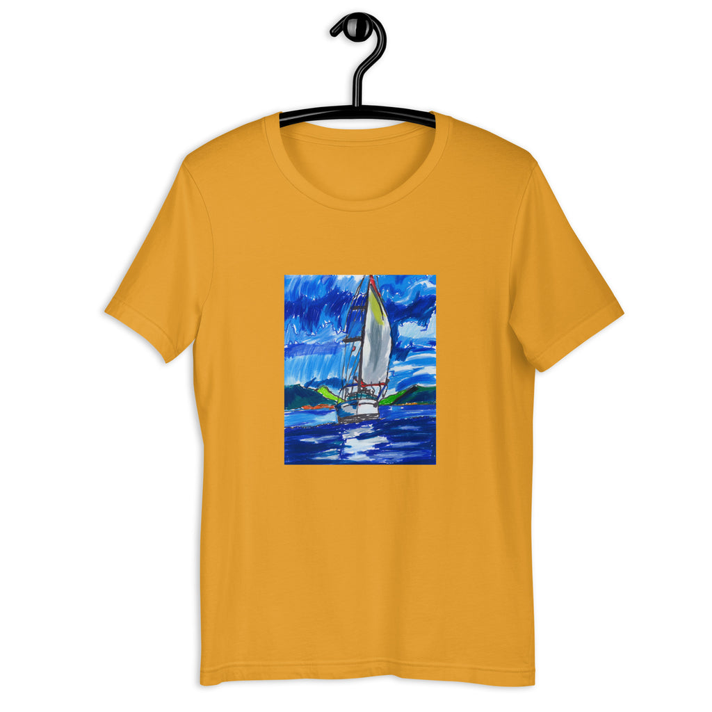 Sailboat - Unisex t-shirt (adult)