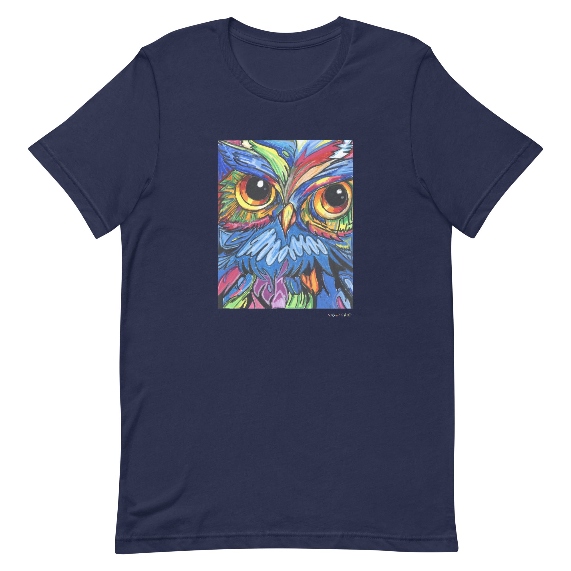 Vibrant Owl - Unisex t-shirt (adult XS-5XL) – Vichy's Art