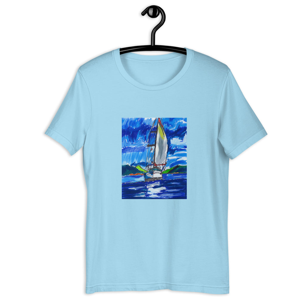 Sailboat - Unisex t-shirt (adult)
