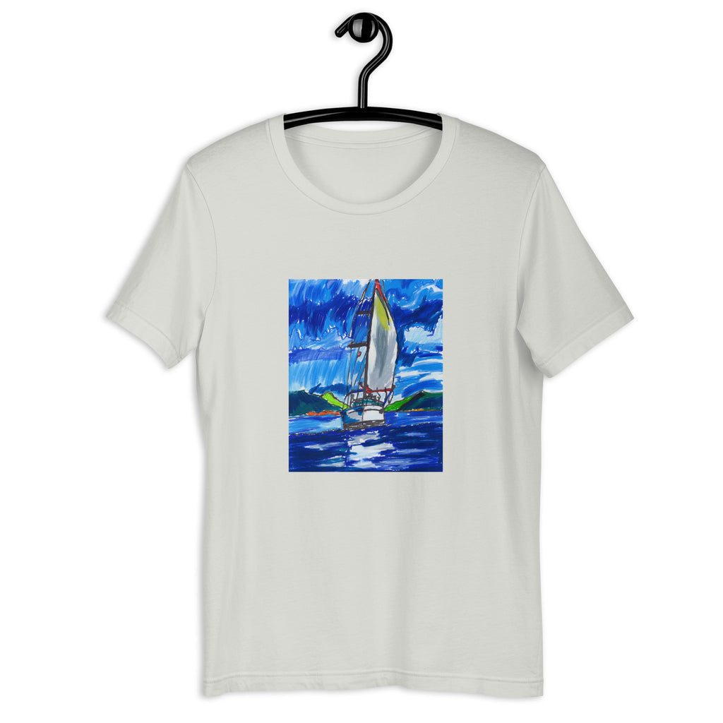 Sailboat - Unisex t-shirt (adult)