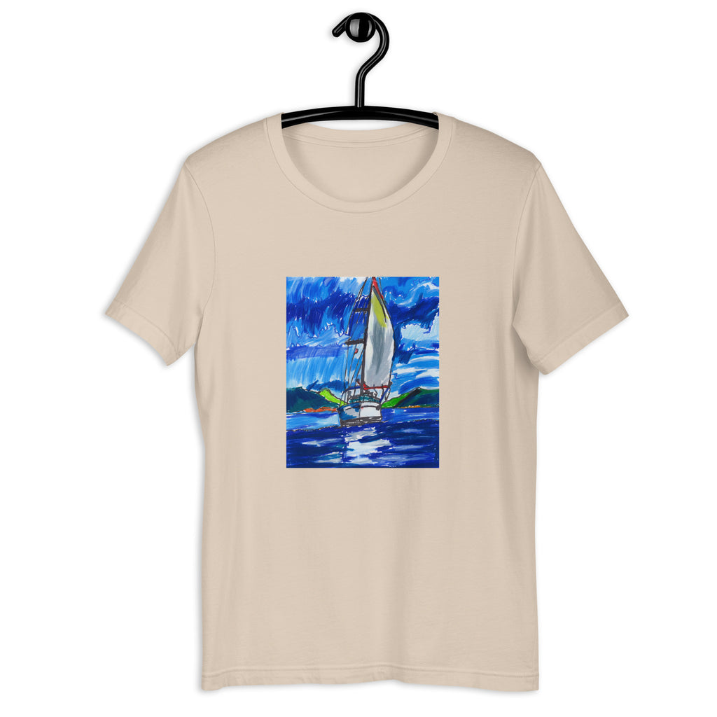 Sailboat - Unisex t-shirt (adult)