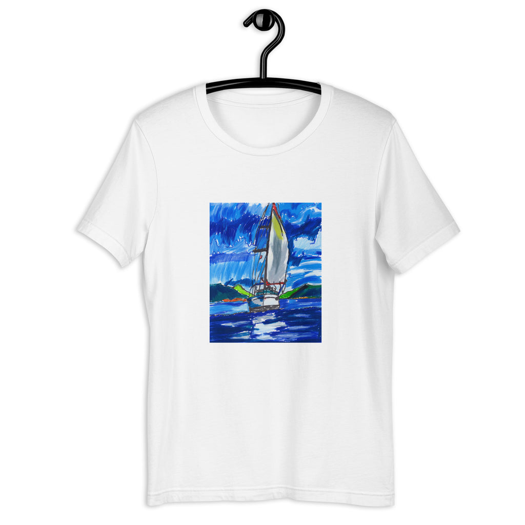 Sailboat - Unisex t-shirt (adult)