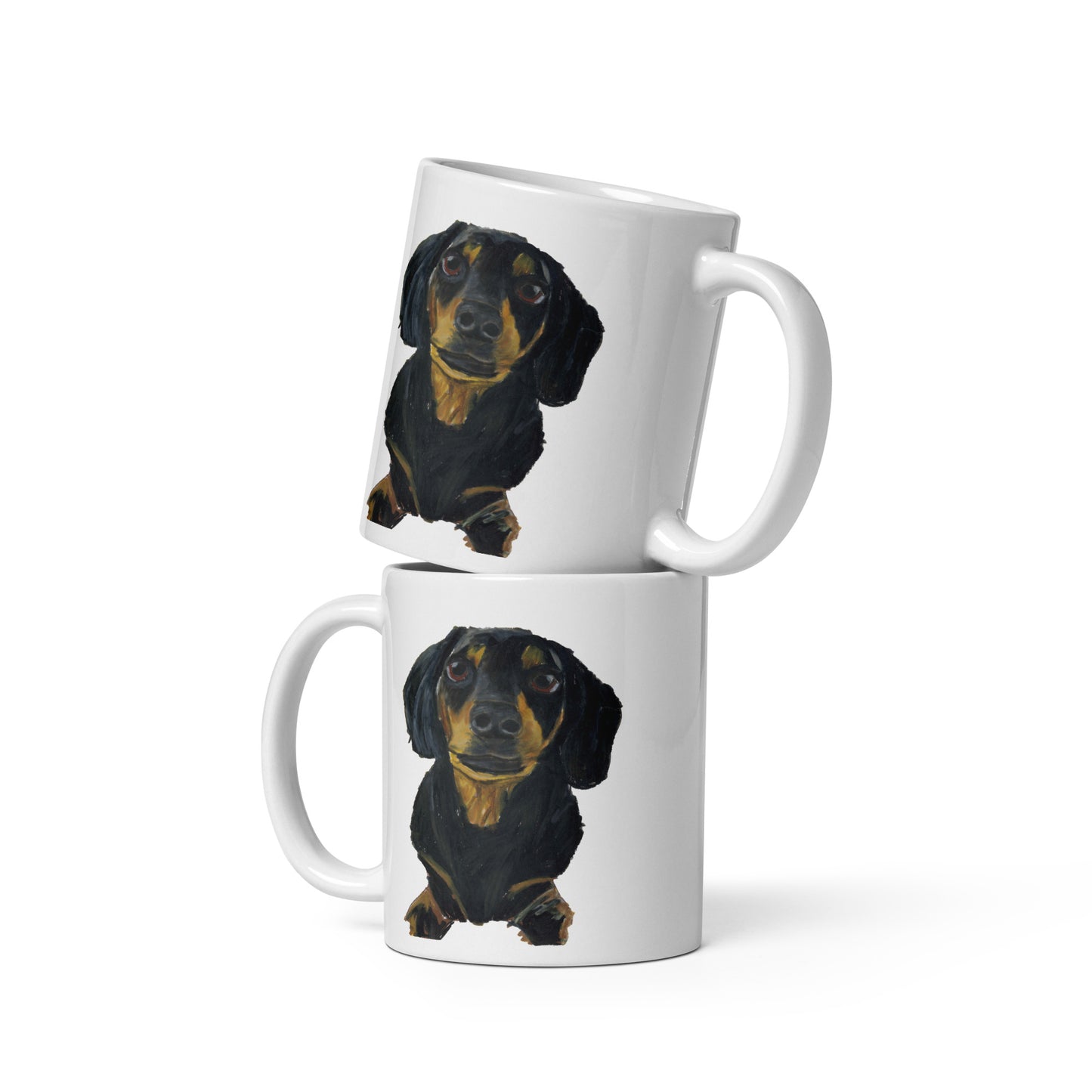 Doxie - White glossy mug