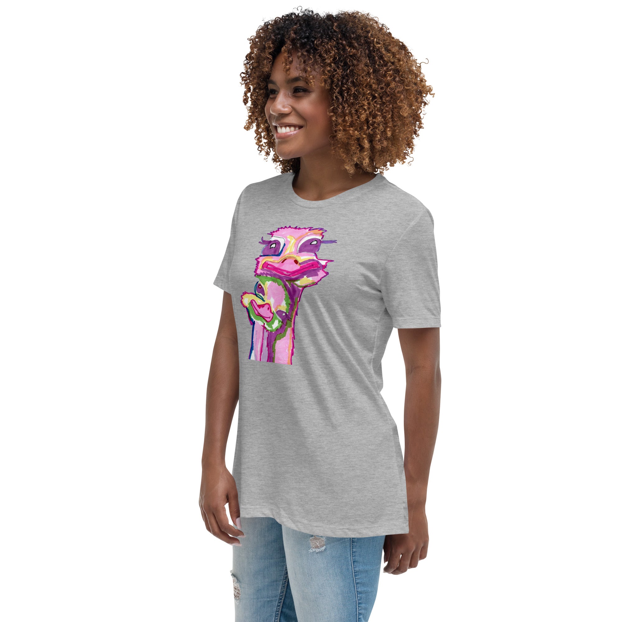 Women's Relaxed T-Shirt - Vichy's Art