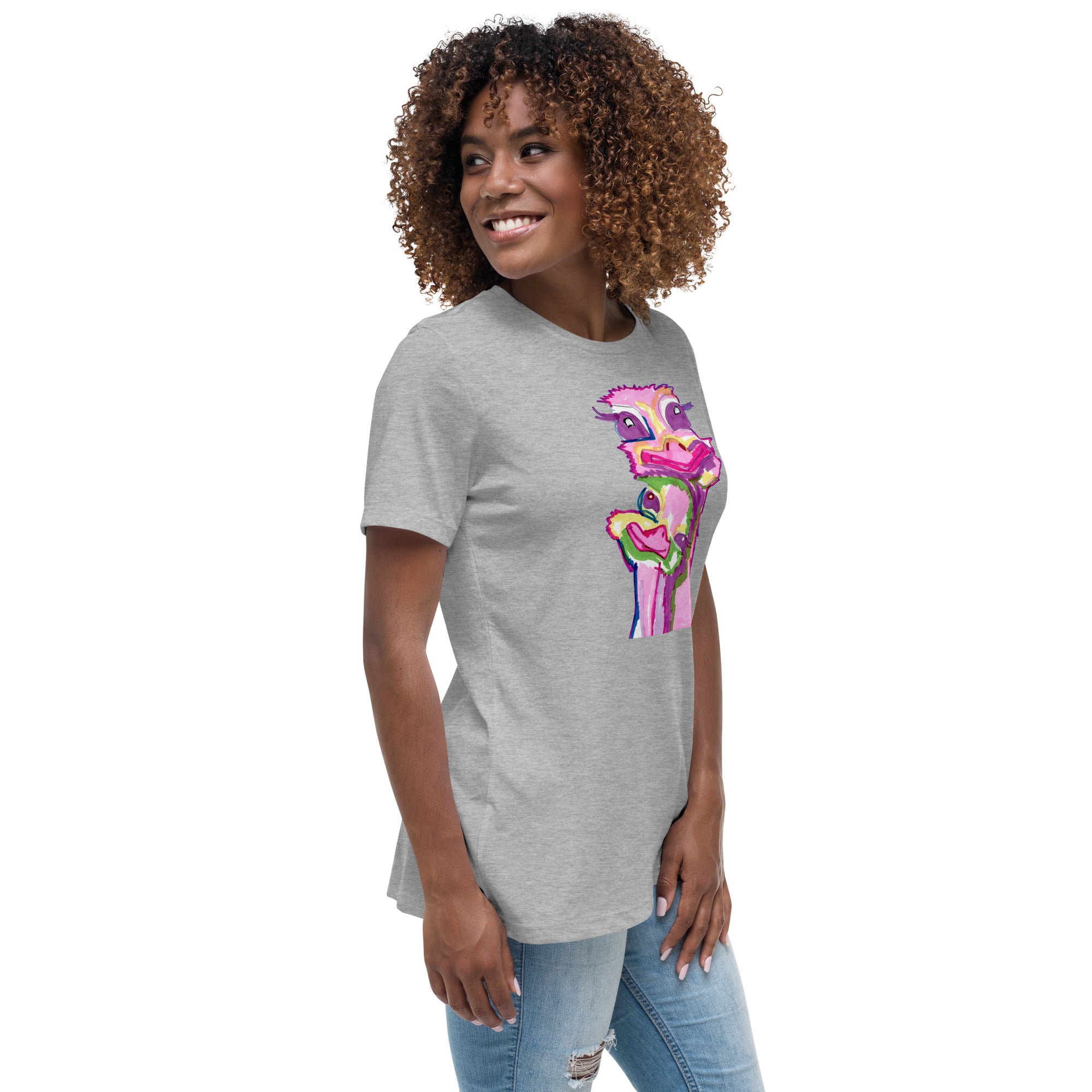 Women's Relaxed T-Shirt - Vichy's Art