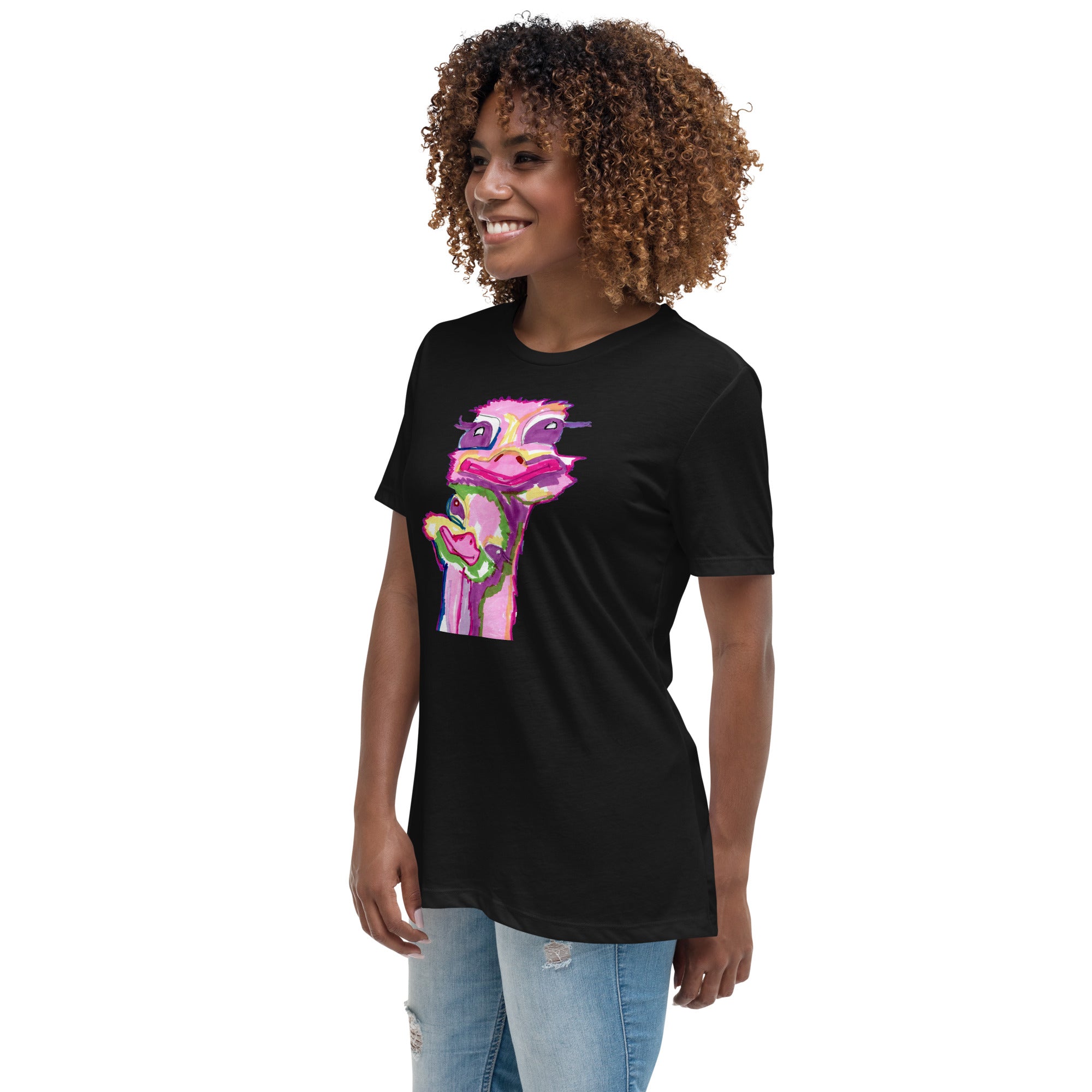 Women's Relaxed T-Shirt - Vichy's Art