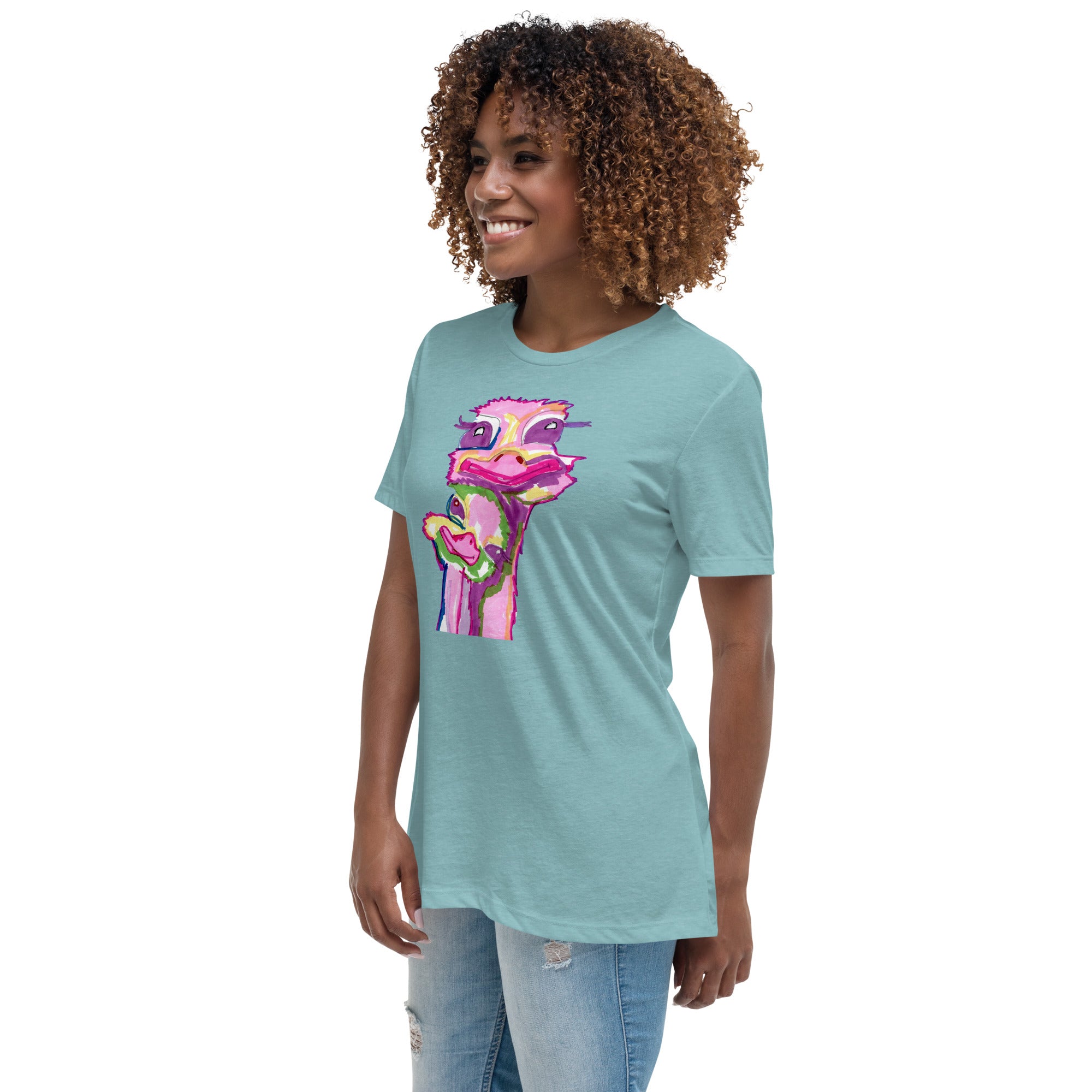 Women's Relaxed T-Shirt - Vichy's Art