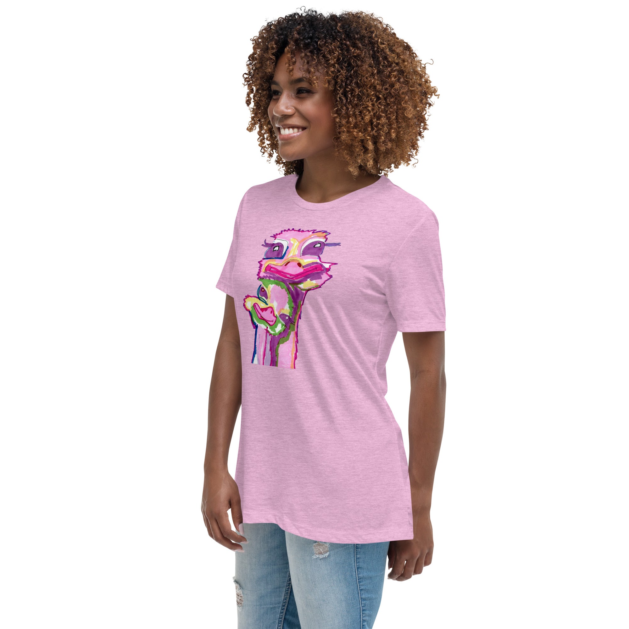 Women's Relaxed T-Shirt - Vichy's Art