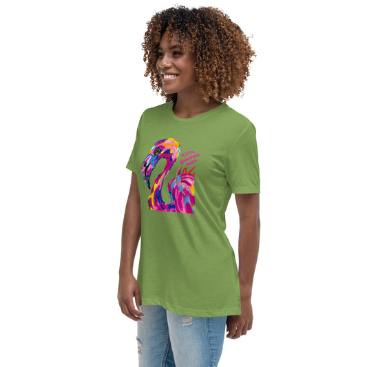 Flamingo - Women's Relaxed T-Shirt