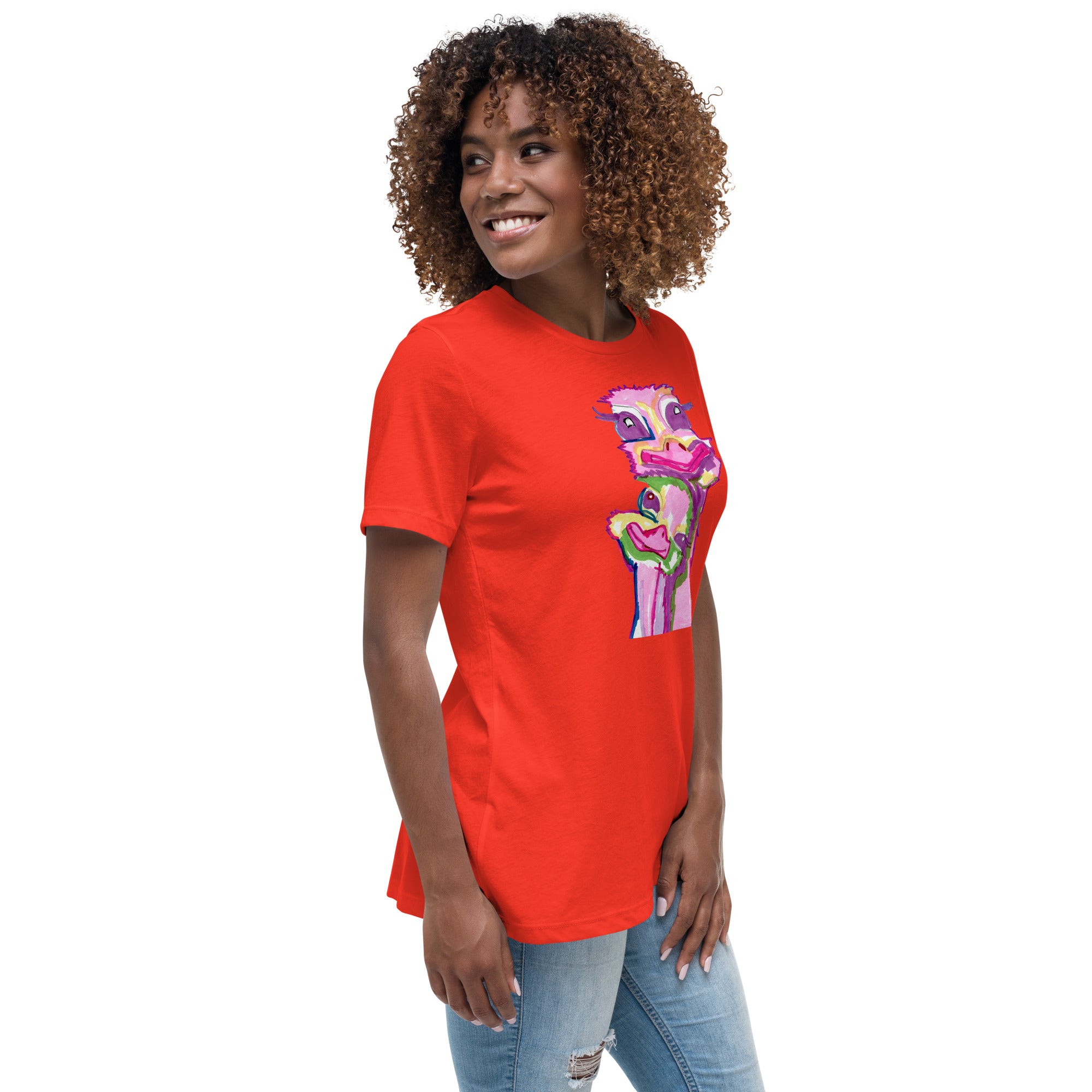 Women's Relaxed T-Shirt - Vichy's Art
