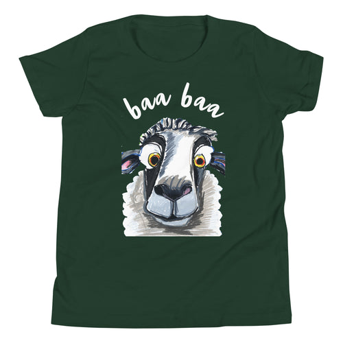 Baa Baa - Youth Short Sleeve T-Shirt - Vichy's Art