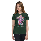 Cow Girl - Youth Short Sleeve T-Shirt