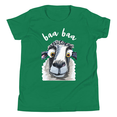 Baa Baa - Youth Short Sleeve T-Shirt - Vichy's Art