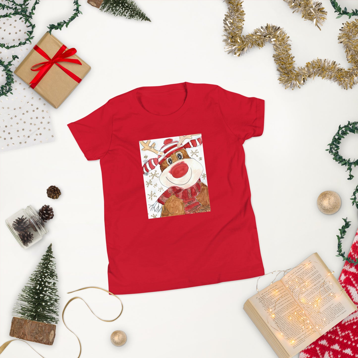 Reindeer - Youth Short Sleeve T-Shirt