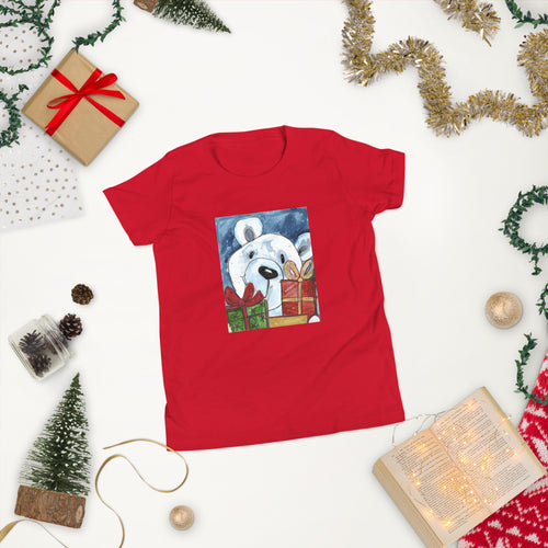 Bear - Youth Short Sleeve T-Shirt - Vichy's Art