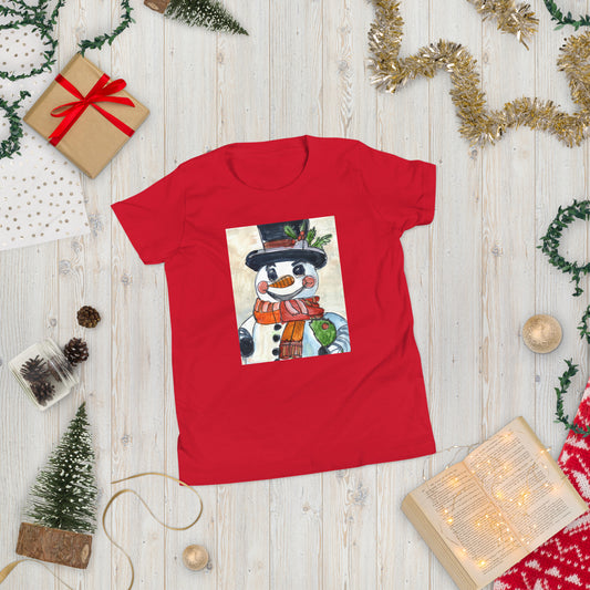 Snowman - Youth Short Sleeve T-Shirt