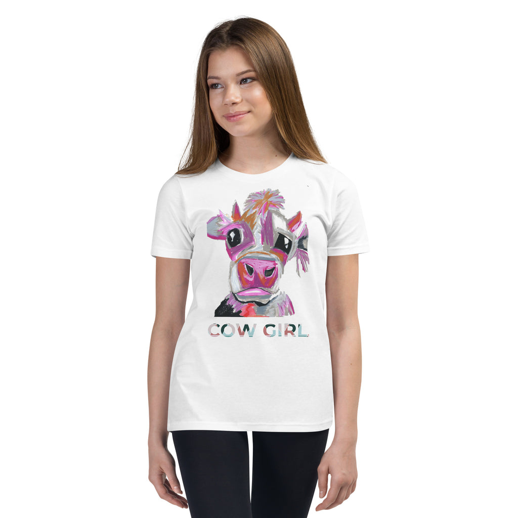 Cow Girl - Youth Short Sleeve T-Shirt