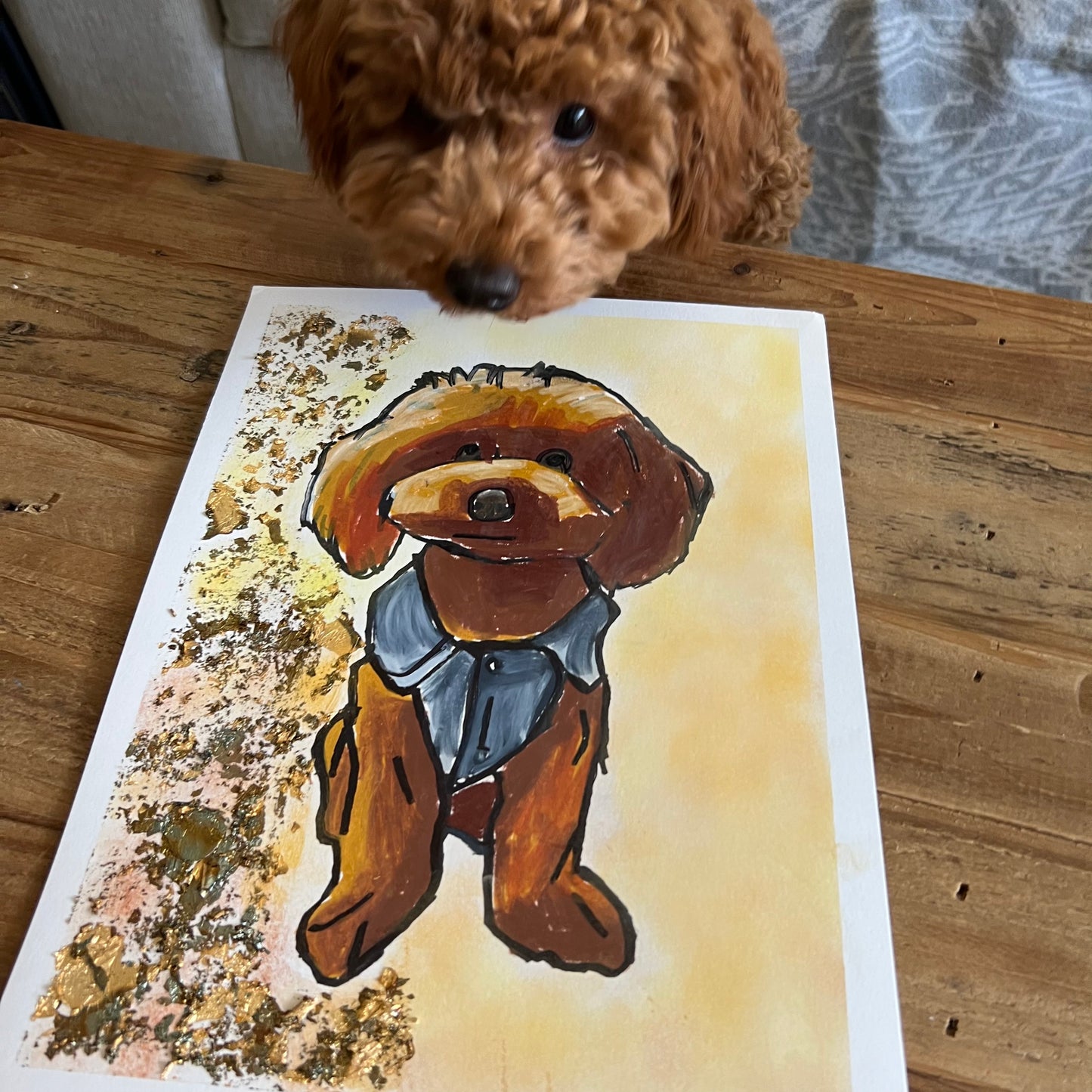 Toy Poodle - fine prints of original artwork