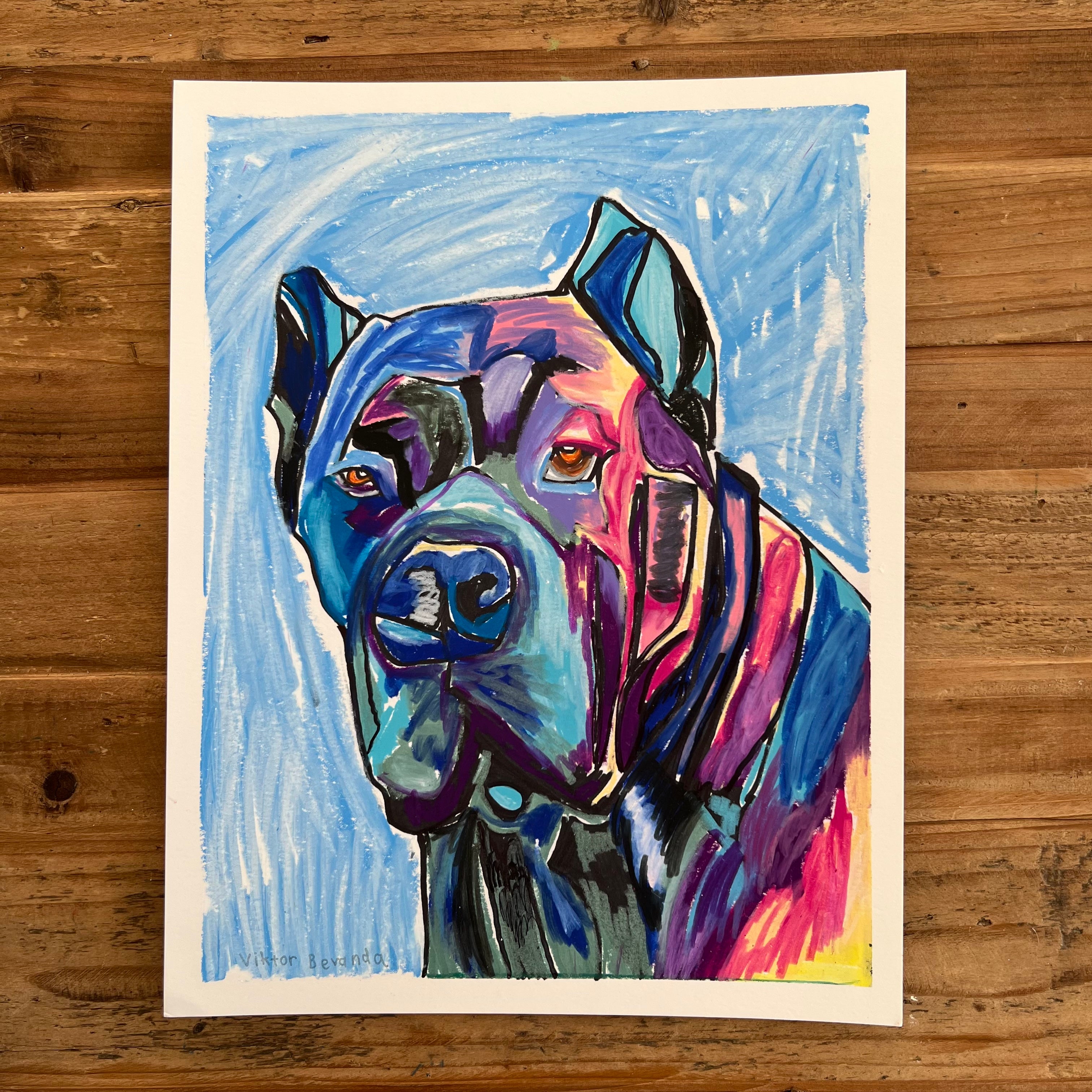 Zeus - ORIGINAL 11x14"