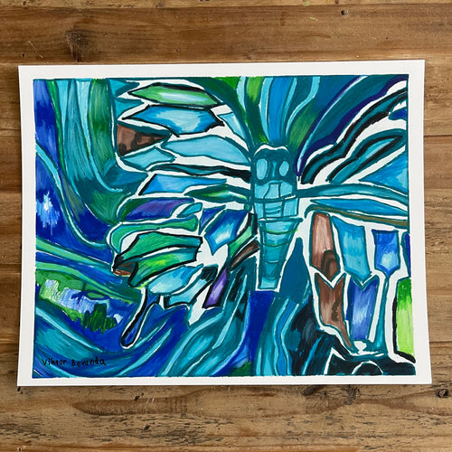 Color-mixed Butterfly - ORIGINAL 11x14” - Vichy's Art