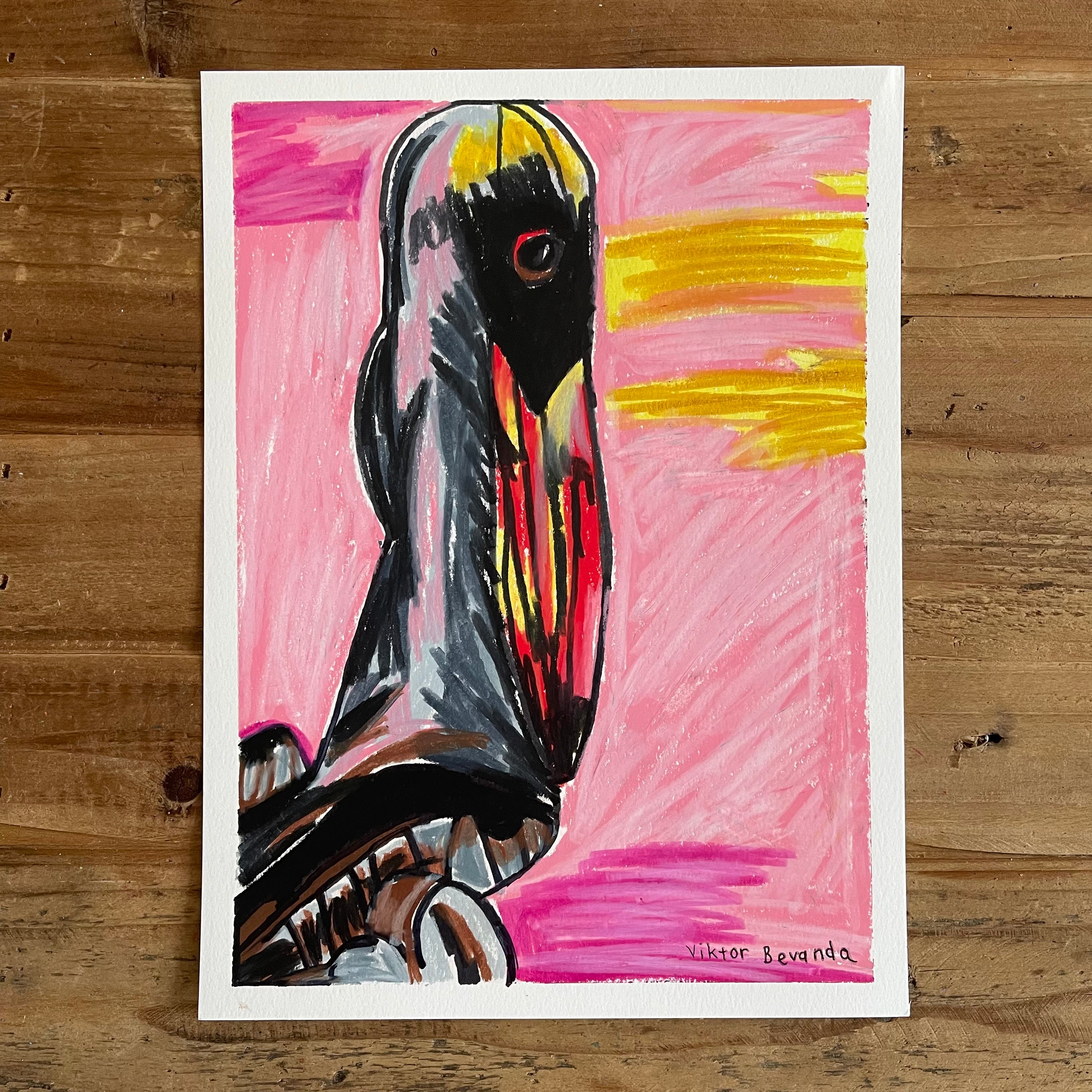 Pelican - ORIGINAL 9x12"