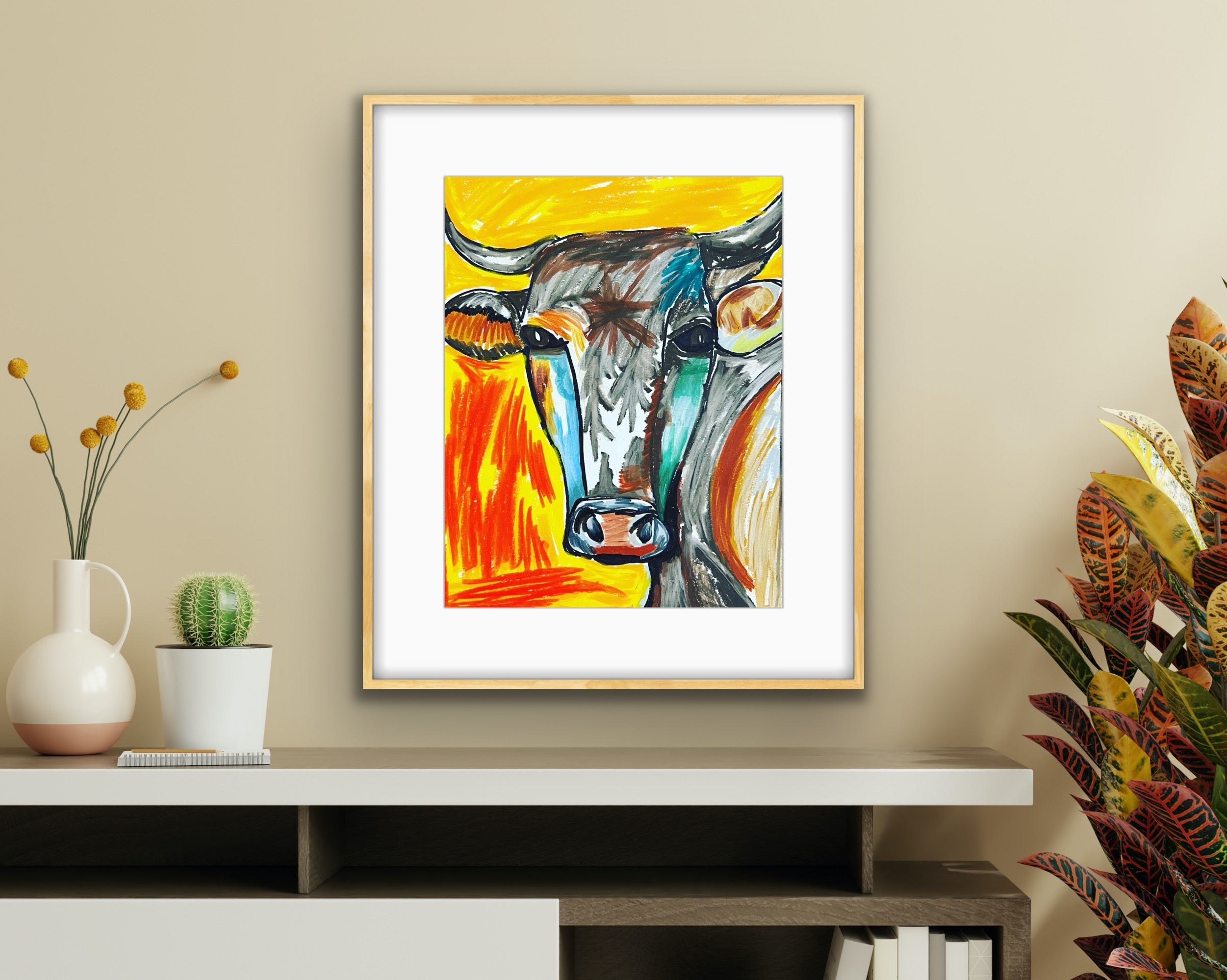 Bull - ORIGINAL 11x14"