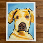 Cute Lab - ORIGINAL 9x12"