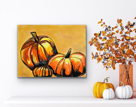 Pumpkins - ORIGINAL 11x14"