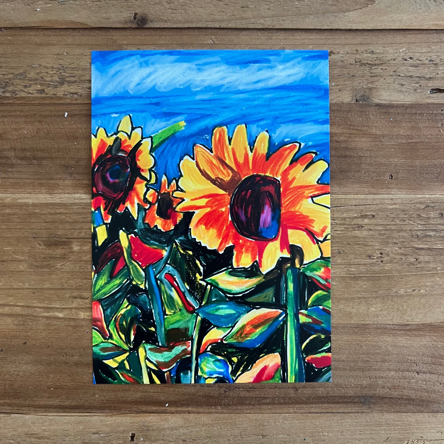 Sunflower Heaven - Set of 6 prints/canvas prints