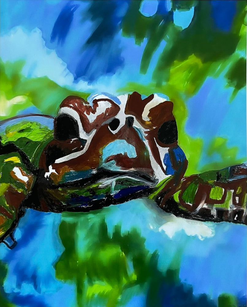 Sea turtle  - fine prints and canvas prints in more sizes - Vichy's Art