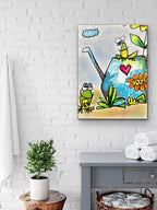 Frogs - ORIGINAL 9x12"