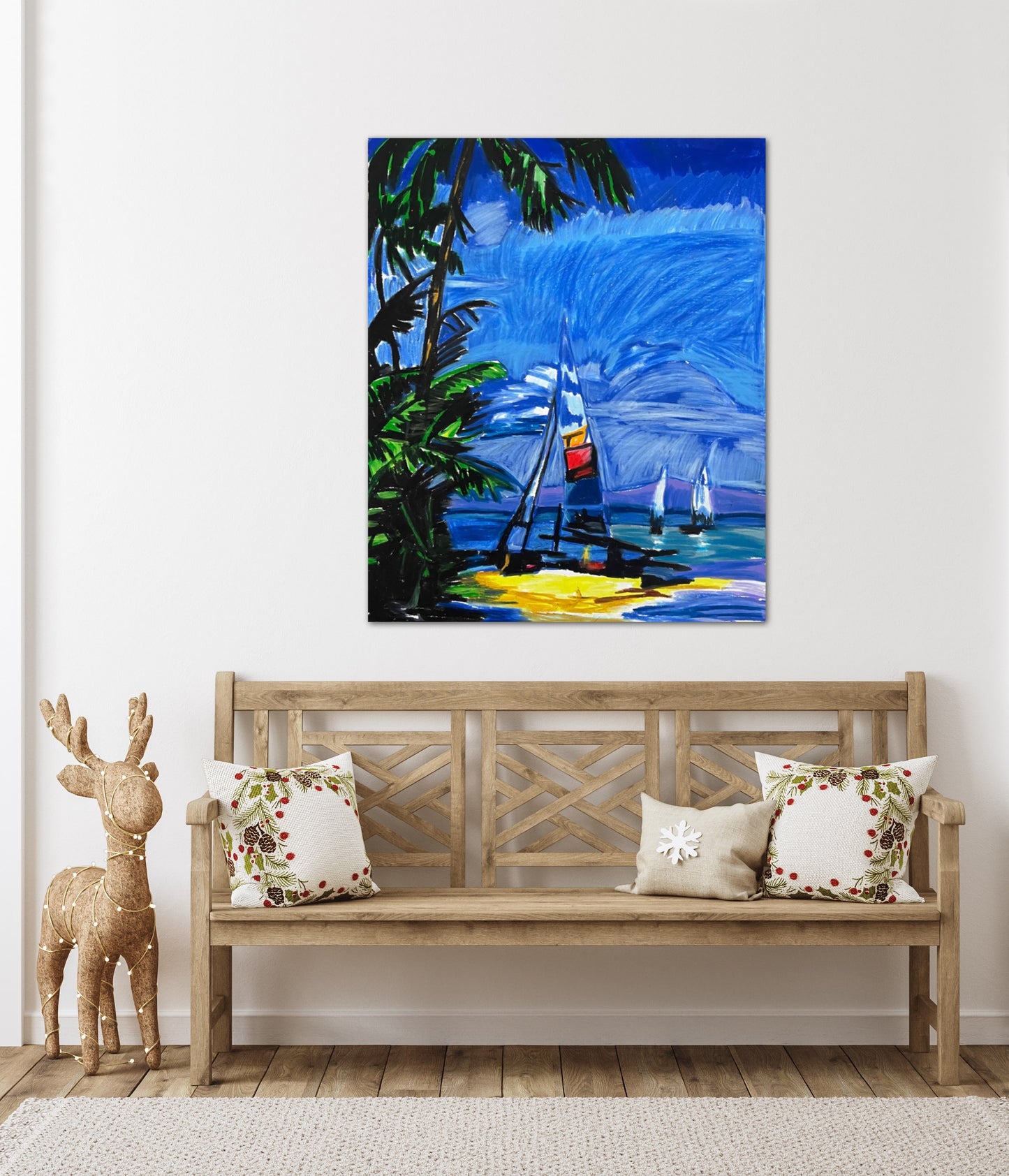 Tropical - Stretched Canvas Print in more sizes