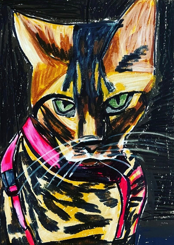 Bengal Cat - fine prints of original artwork