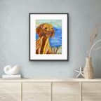 Lovely Vizsla - ORIGINAL 11x14”