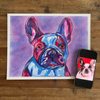 French Bulldog  - ORIGINAL 11x14"